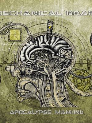 Industrial music album cover art: Mechanical brain